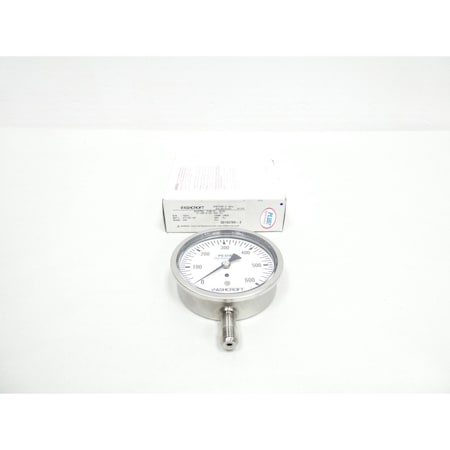 Ashcroft 100Mm 1/4In 0-600Psi Npt Pressure Gauge 10-1008-S-02L-600#-XLL